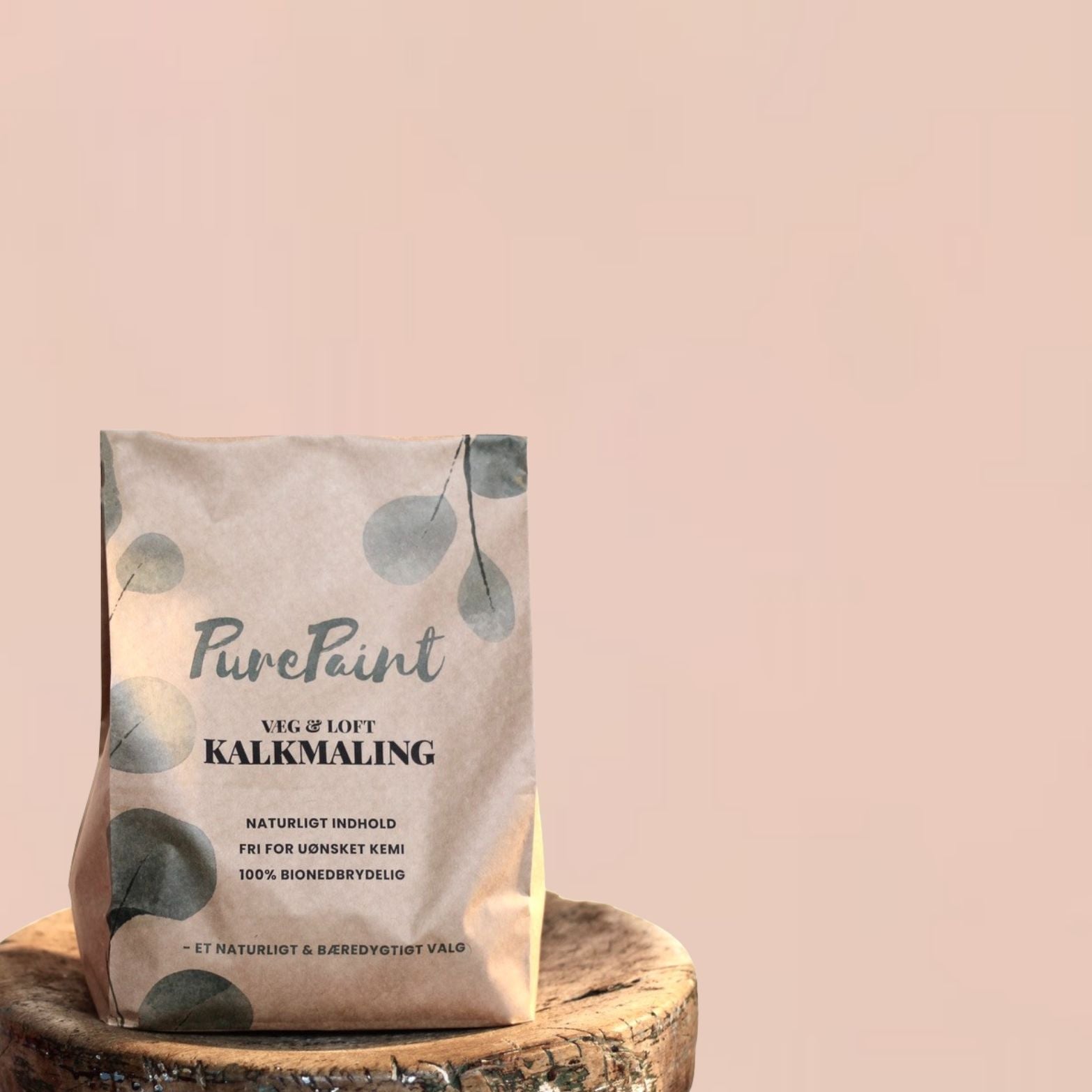 Pulverrosa- Lime färg | Naturlig färg