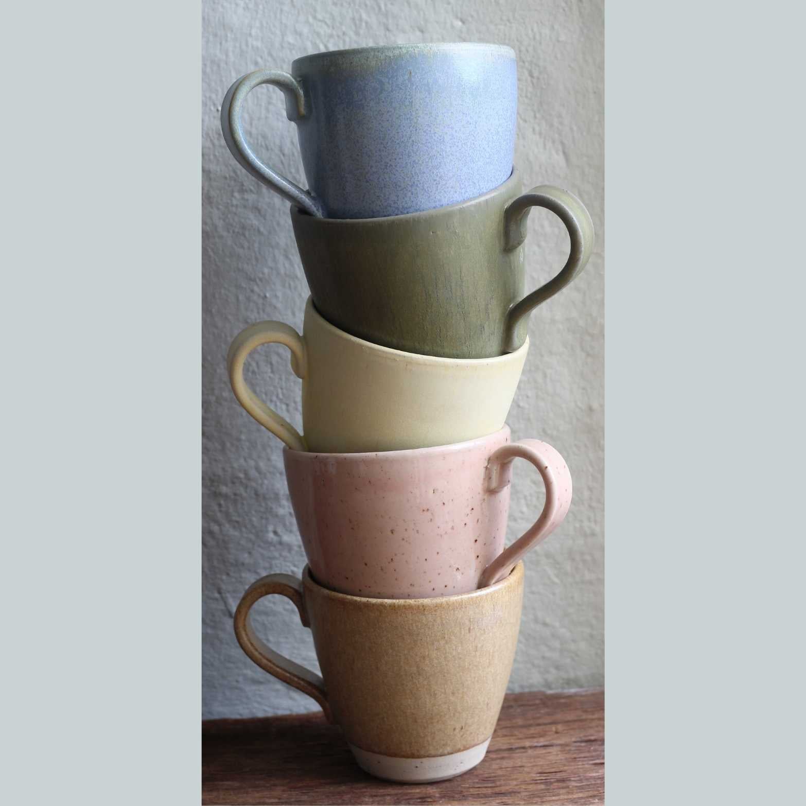 Keramikmugg - Olivgrön